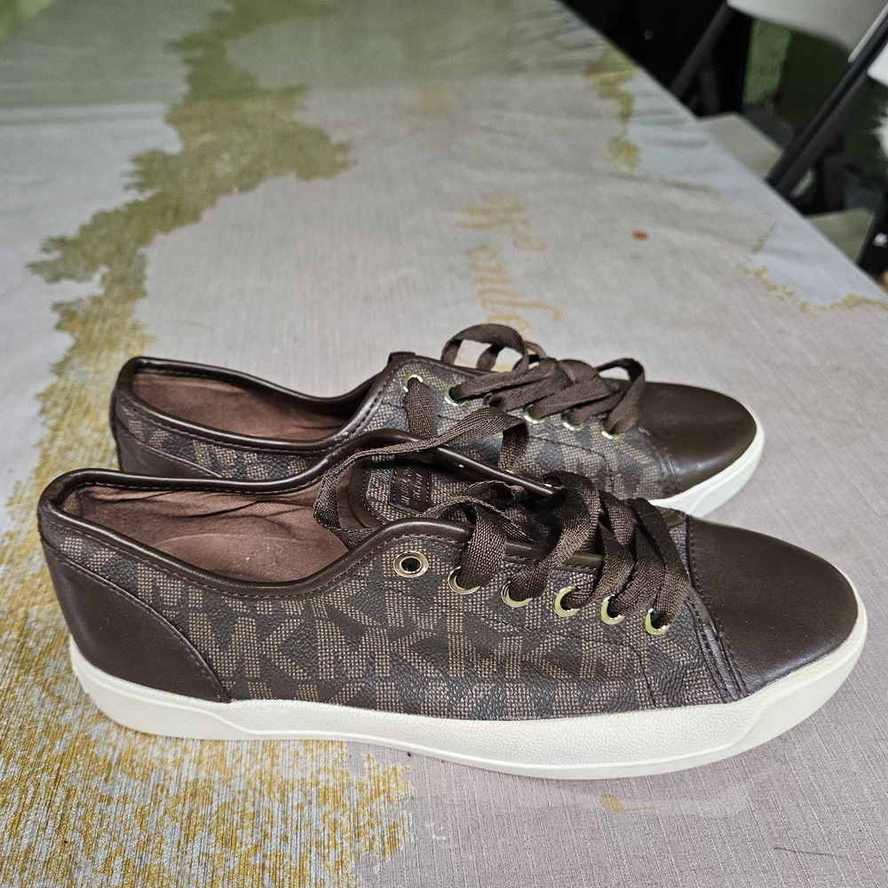 Brown Monogram Sneakers